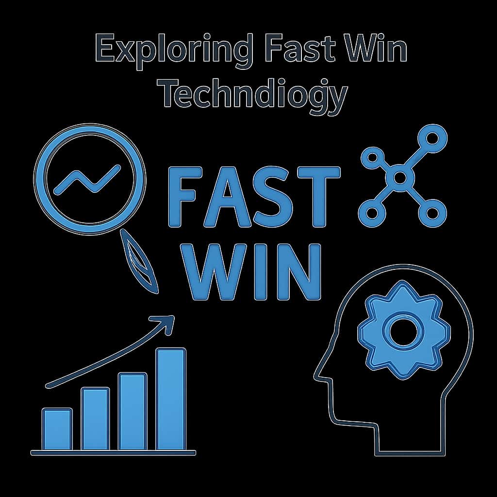 An educational diagram illustrating the key aspects of Fast Win Technology.