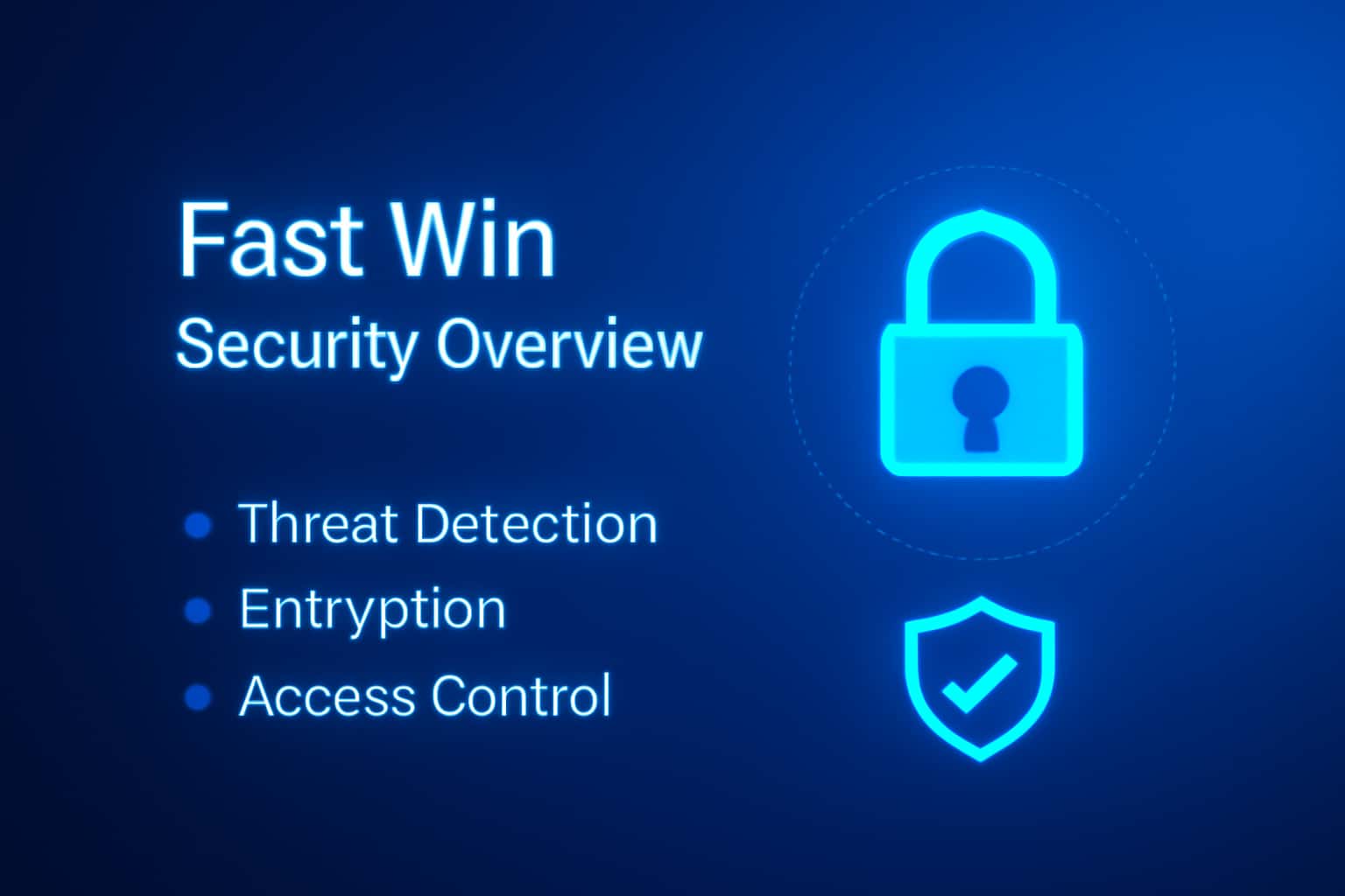 An informational scene depicting security measures for Fast Win.